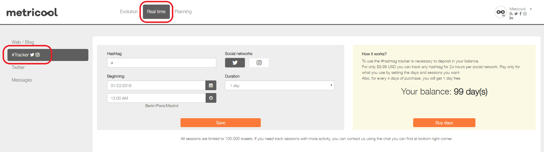 monitorizar hashtags cómo funciona hashtag tracker