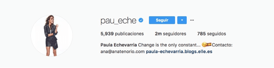 Instagram Paula Echevarría