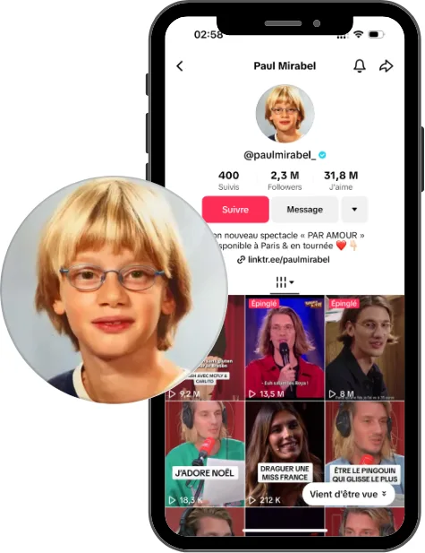 idée de photo de profil TikTok enfance