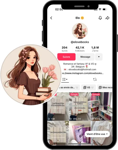 idée de photo de profil TikTok illustration et avatar