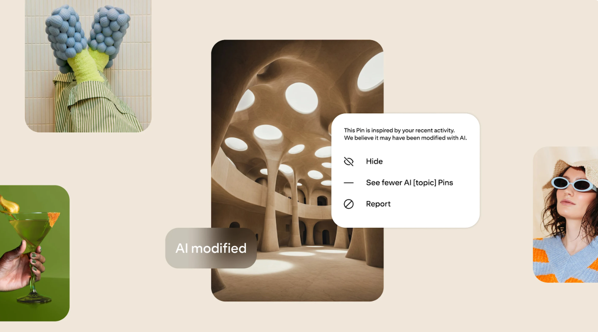 pinterest ai label
