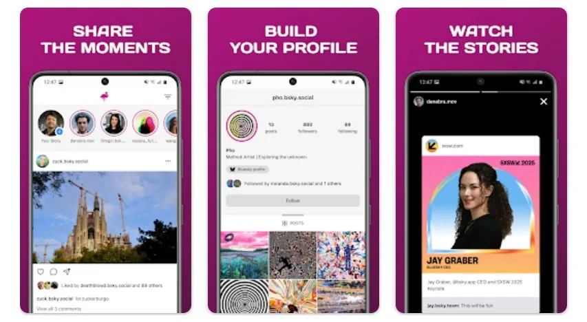 pinksky como alternativa a instagram