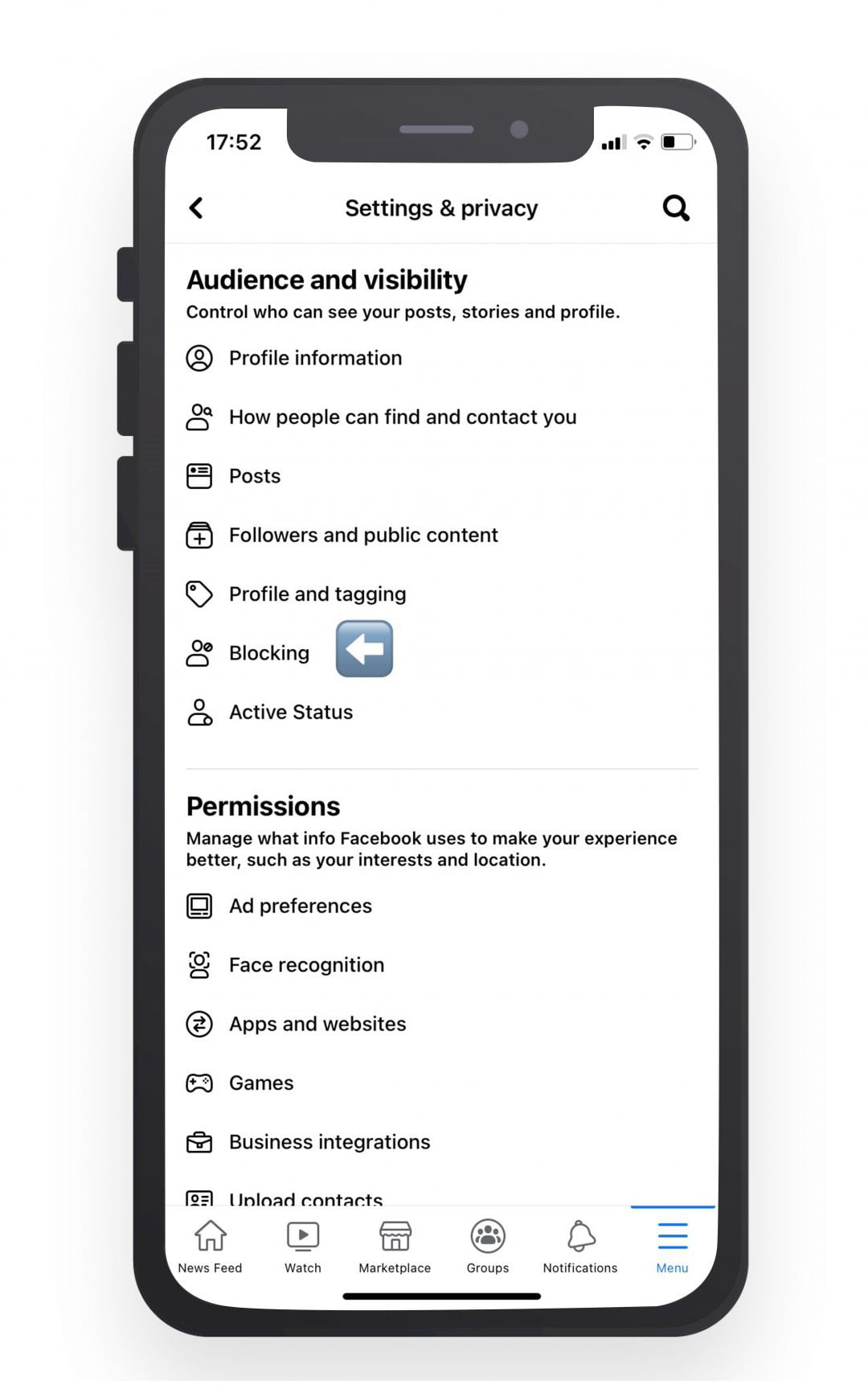 comment bloquer la photo de profil sur facebook