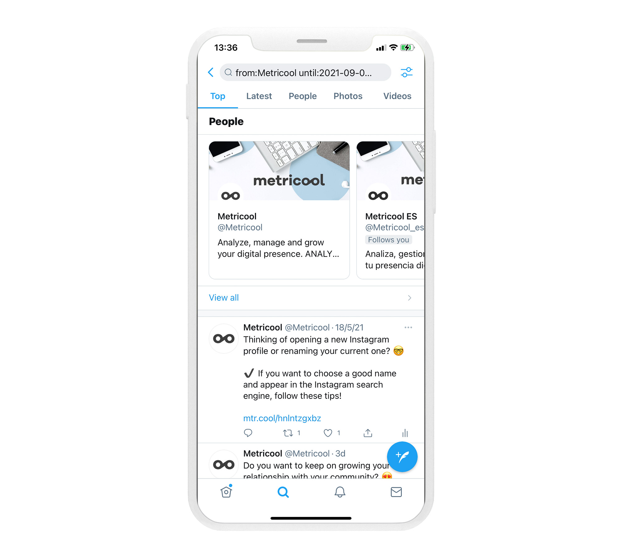 buscar tweets antiguos