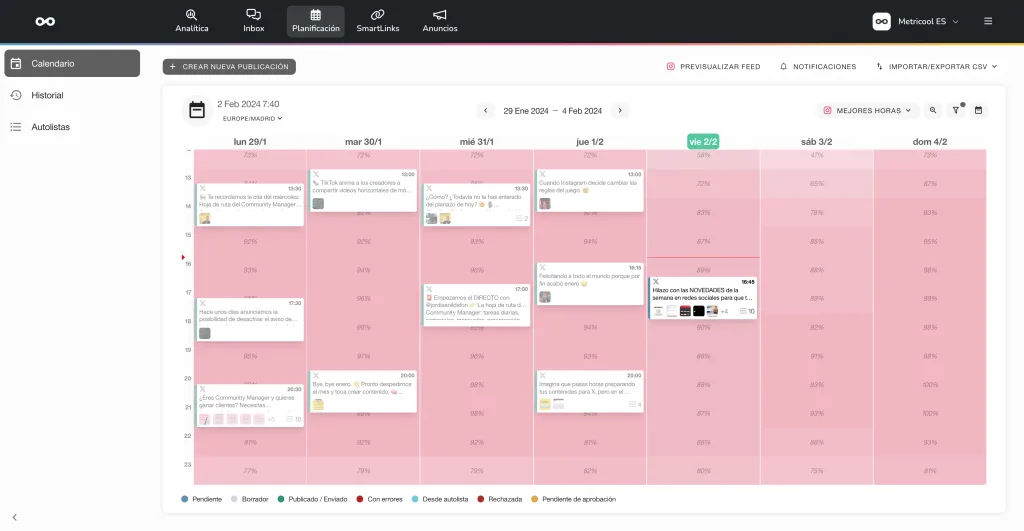 programar video instagram