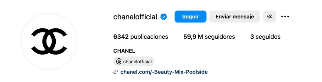 Nombres para Instagram chanel