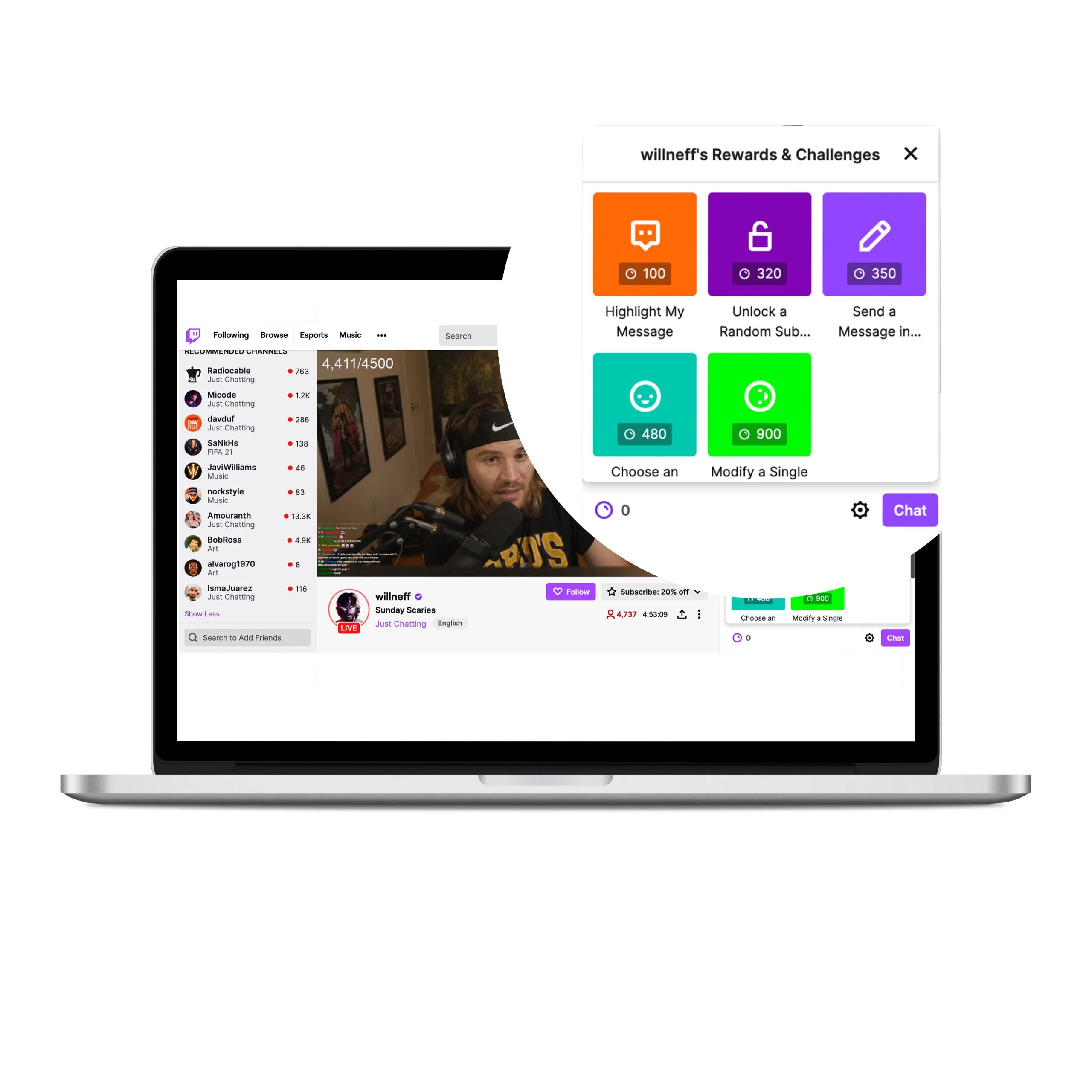 Points de chaîne Twitch