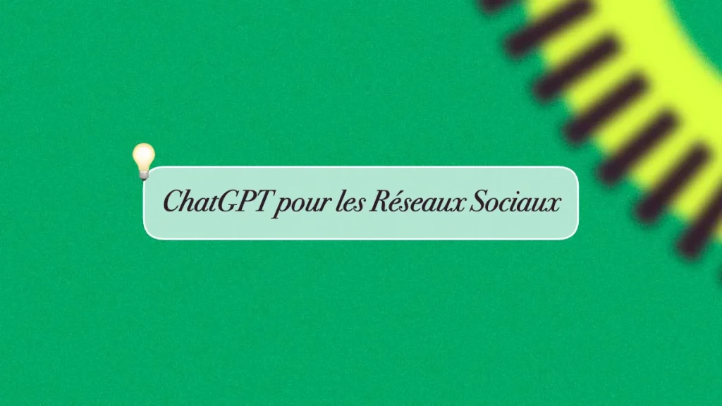Chatgpt réseaux sociaux
