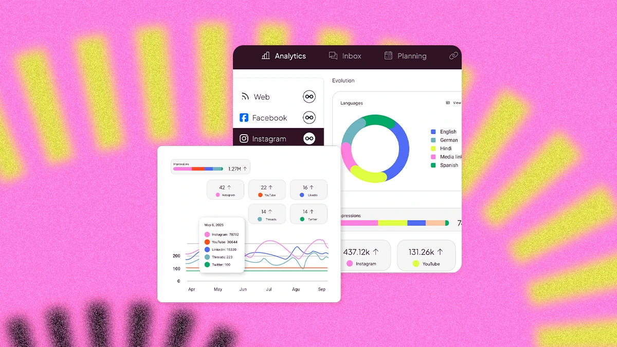 Custom social media reports in Metricool
