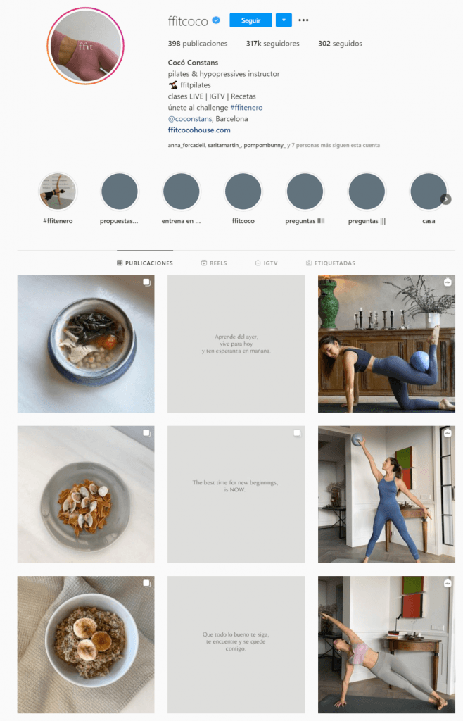 instagram feed ffitcoco