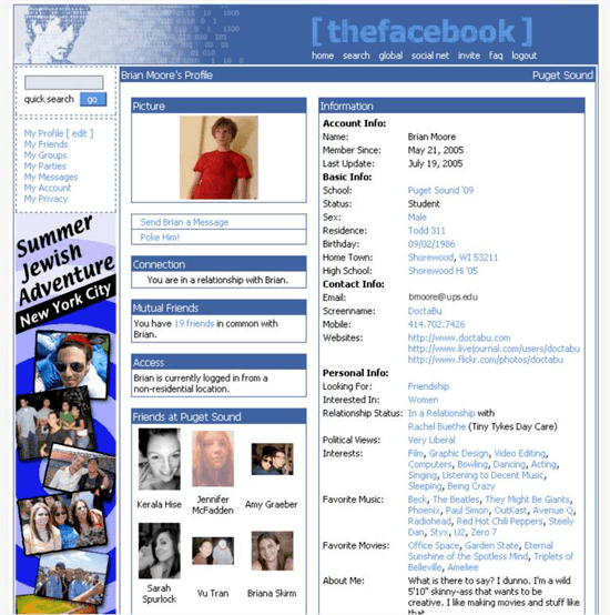 The History Of Facebook Timeline Of The Network The History Of Facebook Timeline Of The Network