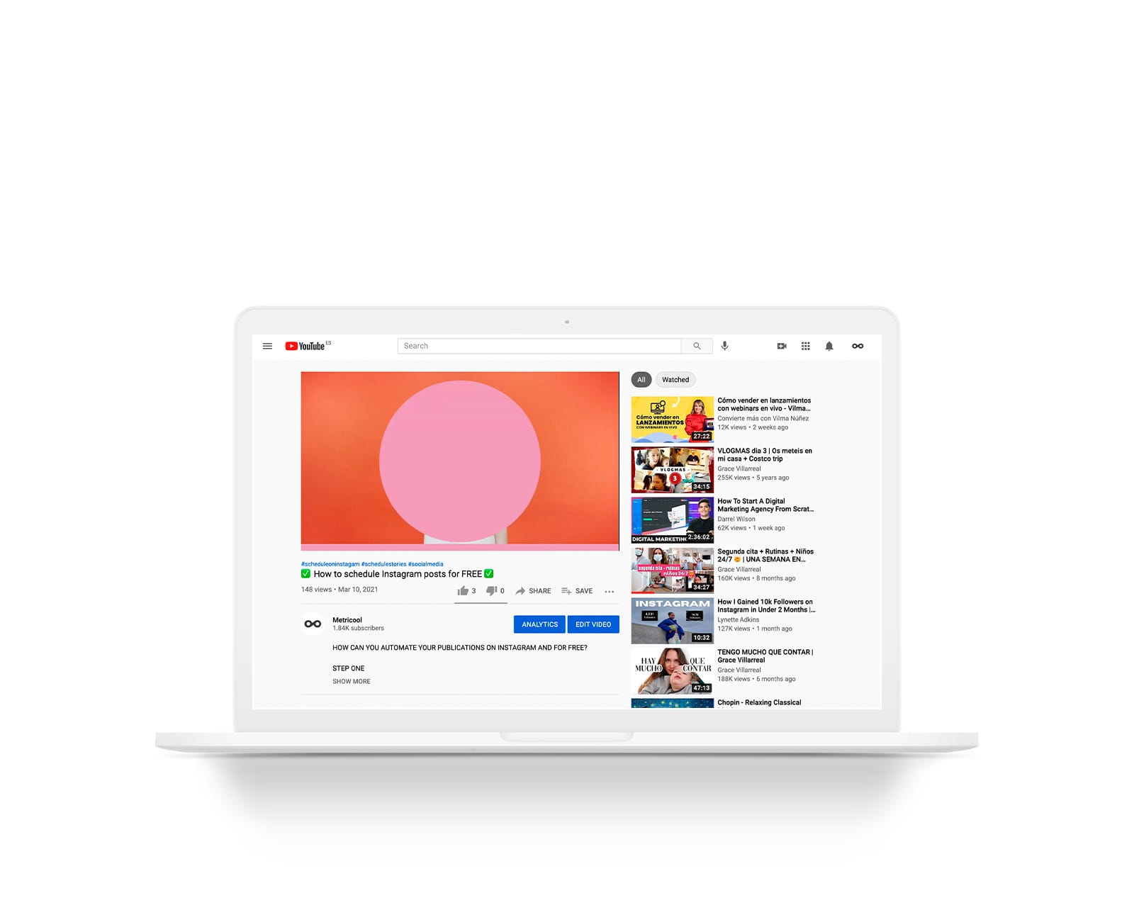 playlist on youtube