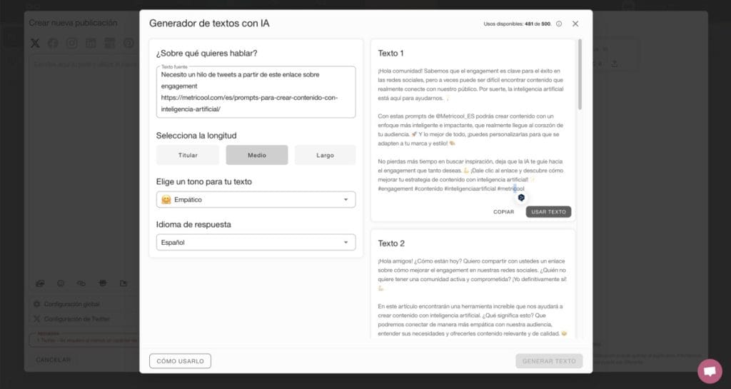 Prompts para crear contenido con inteligencia artificial