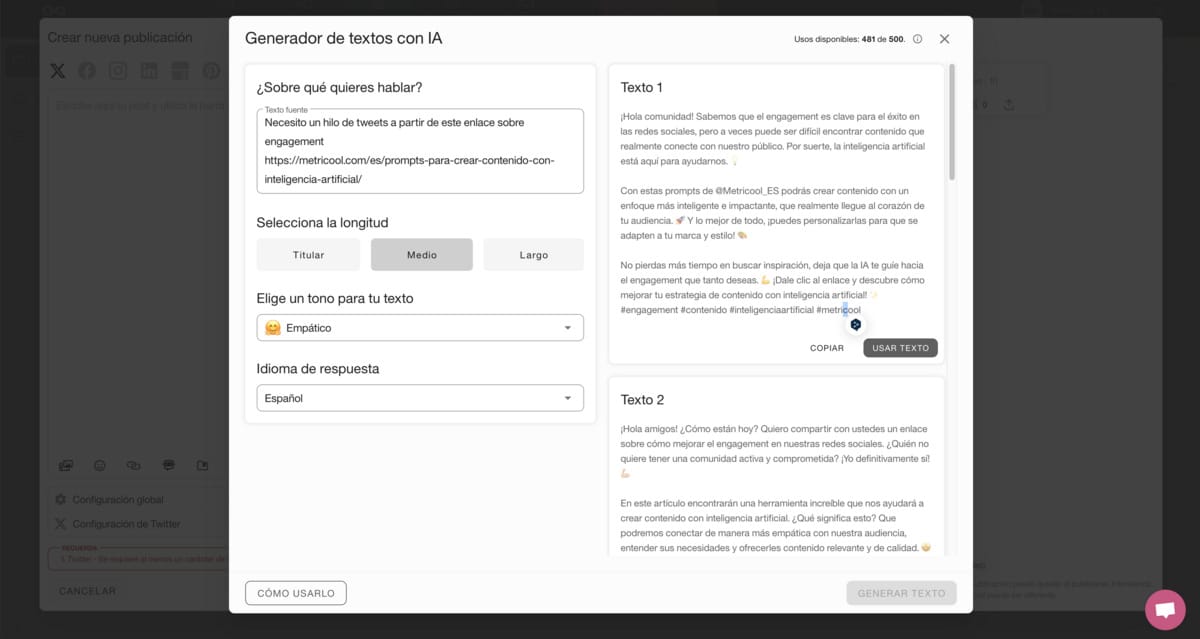 Prompts para crear contenido con inteligencia artificial