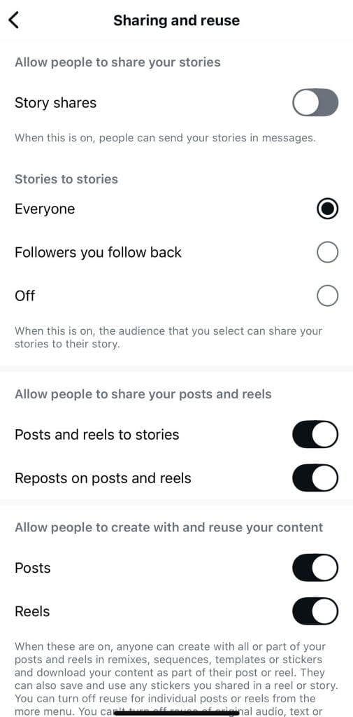 instagram public reshare