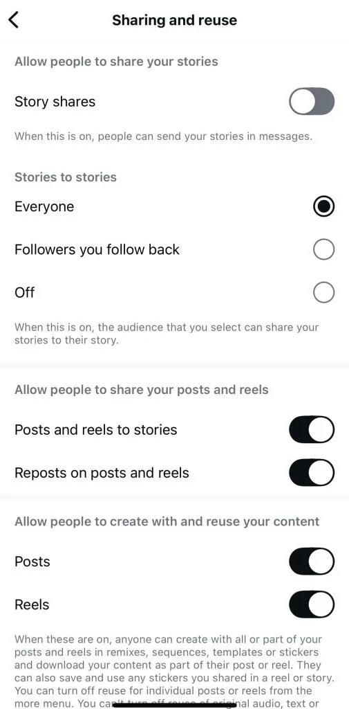 instagram public reshare