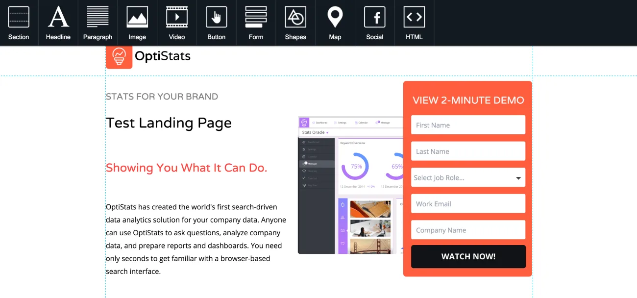 Landing pages instapage