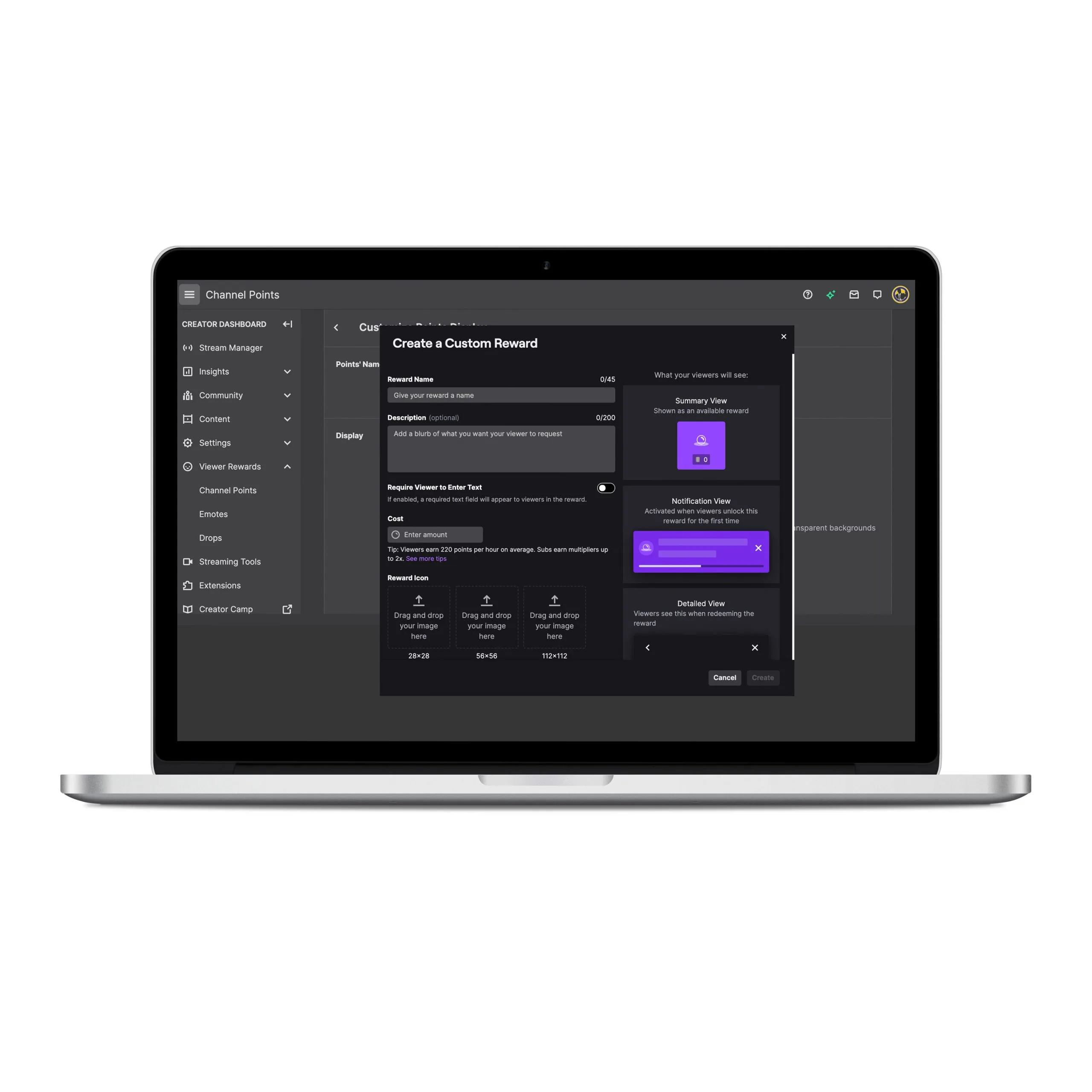 Points de chaîne Twitch