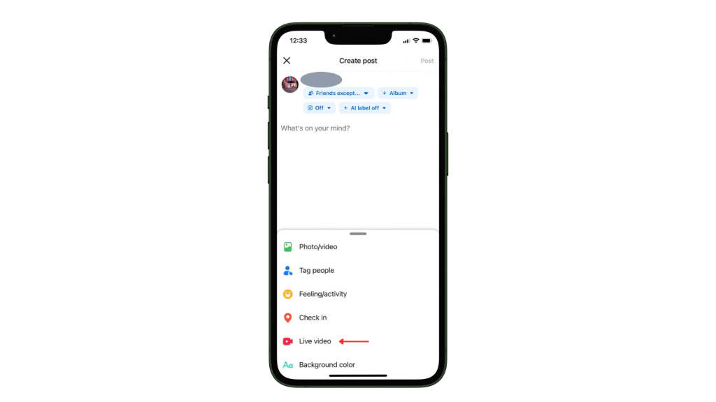how to facebook live