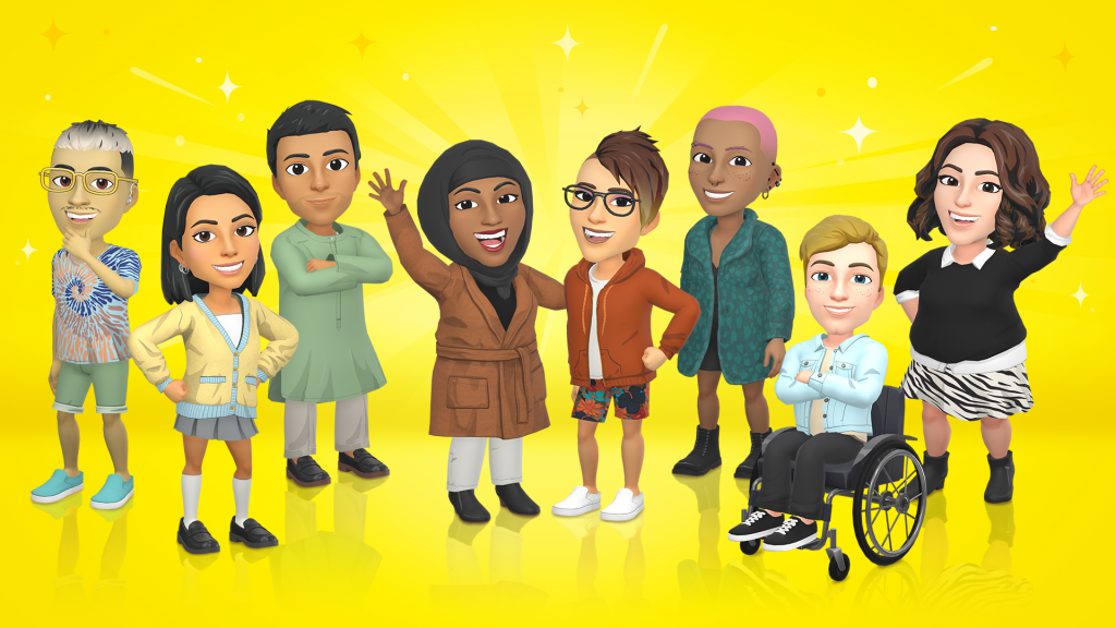 New Bitmoji Avatar Launch Hero Image