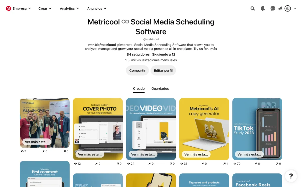 pinterest online perfil pinterest