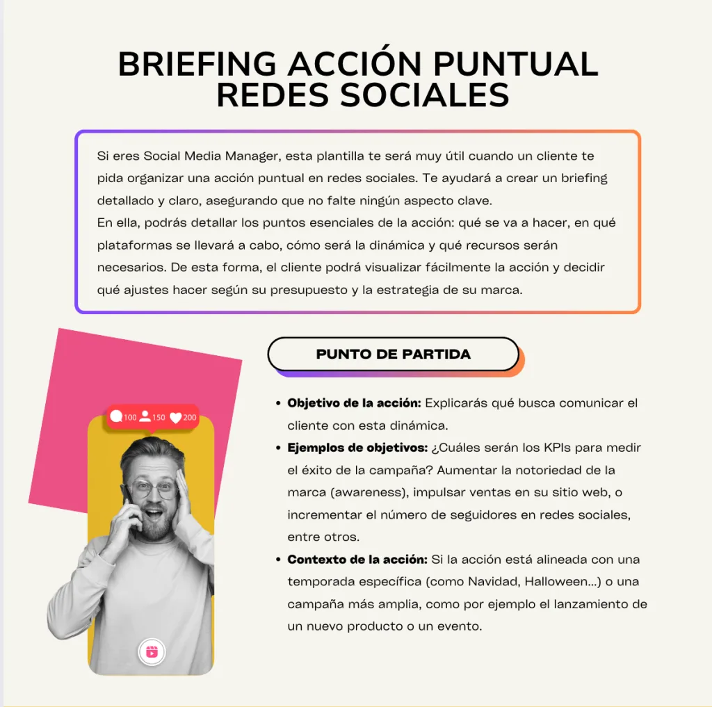plantilla briefing acciones puntuales