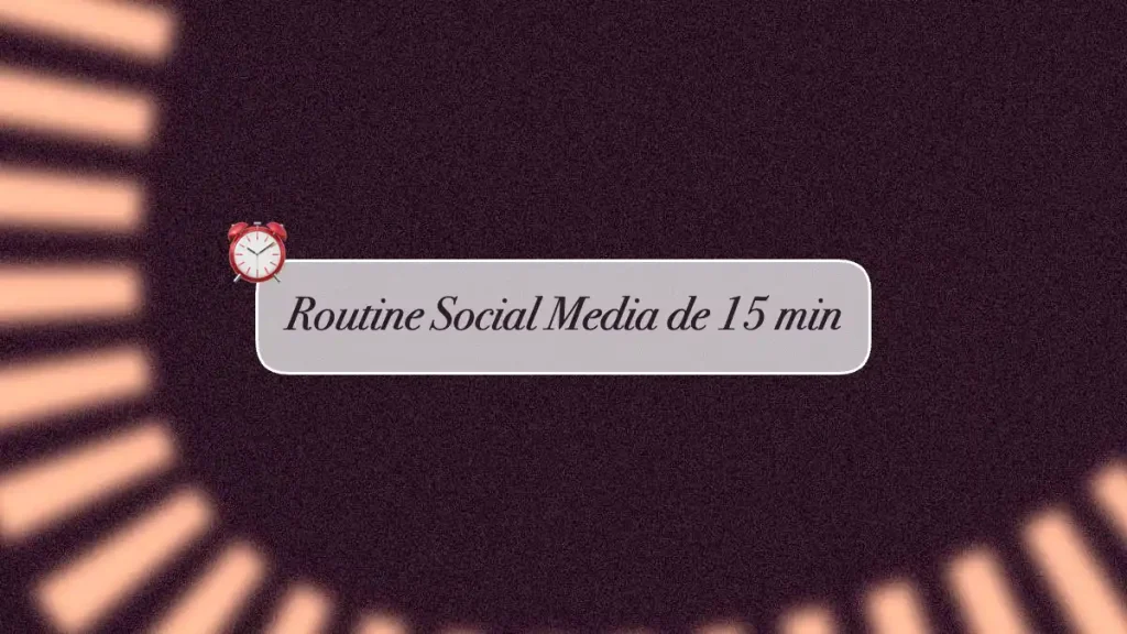 Routine social media avec claude