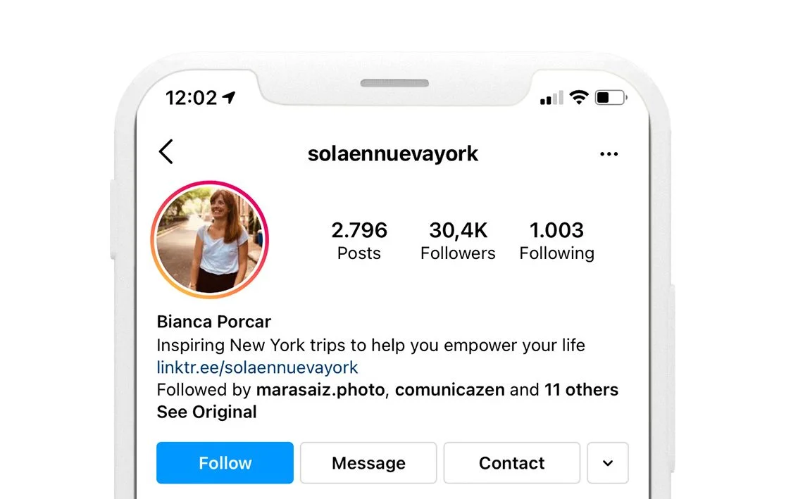 write a bio data on instagram