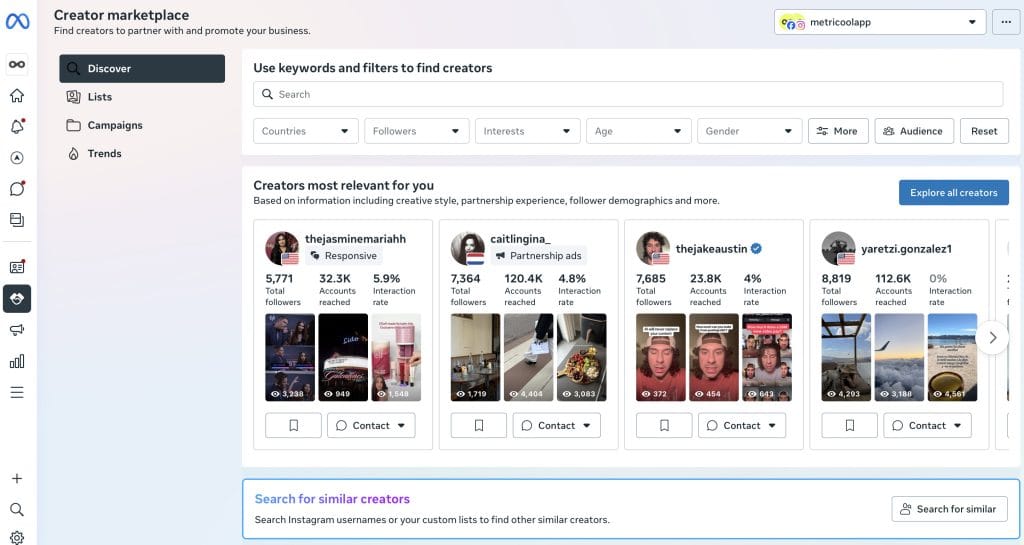 instagram creator marketplace