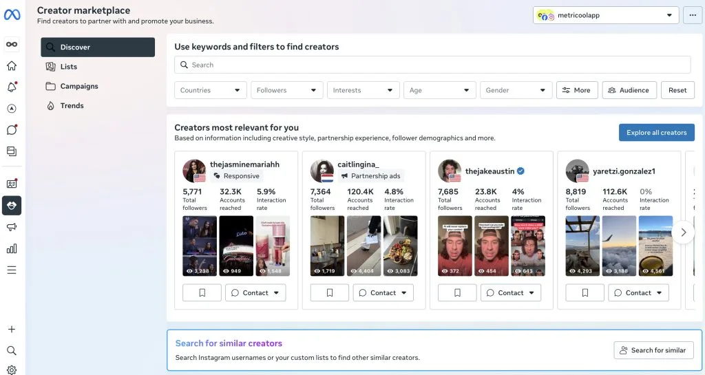 instagram creator marketplace
