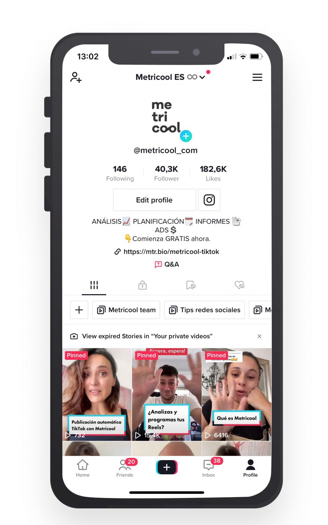 tiktok profile view settings
