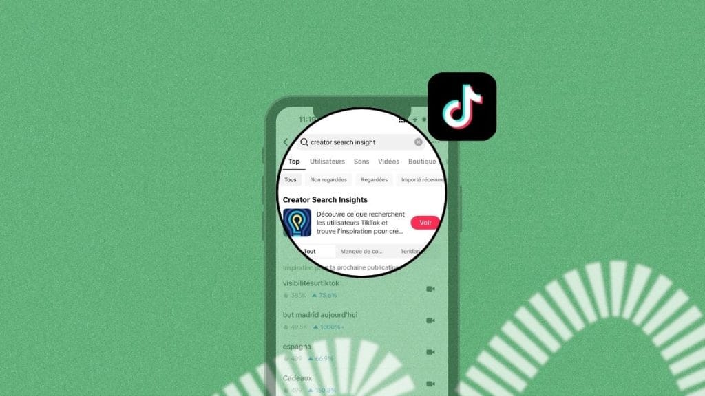 TikTok Creator search Insights