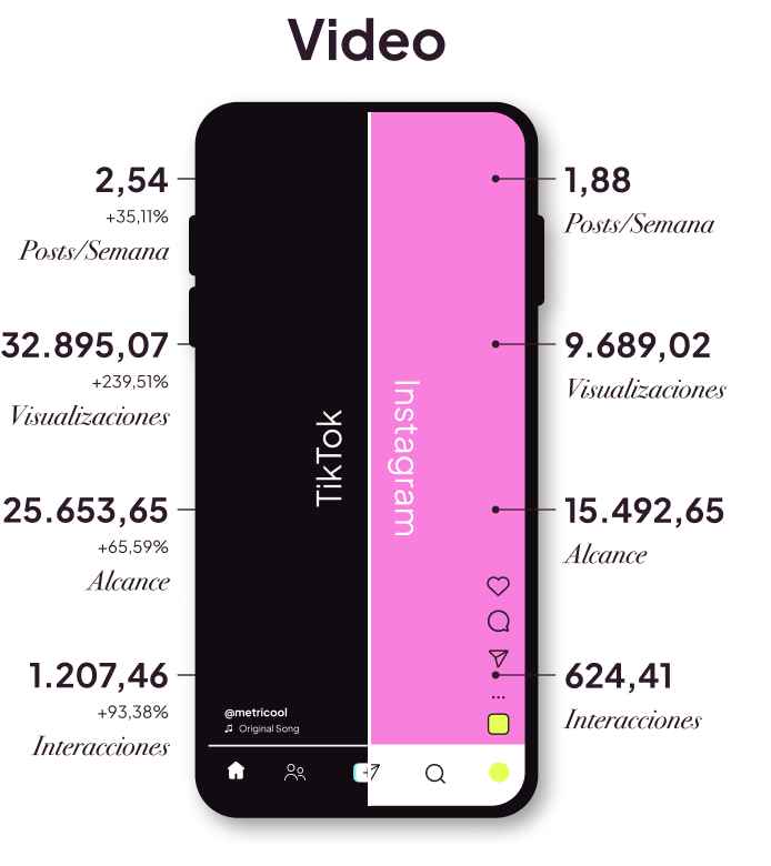 comparativa reels vs TikTok