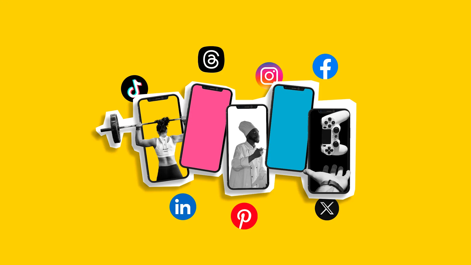 Creating engaging content for social media.