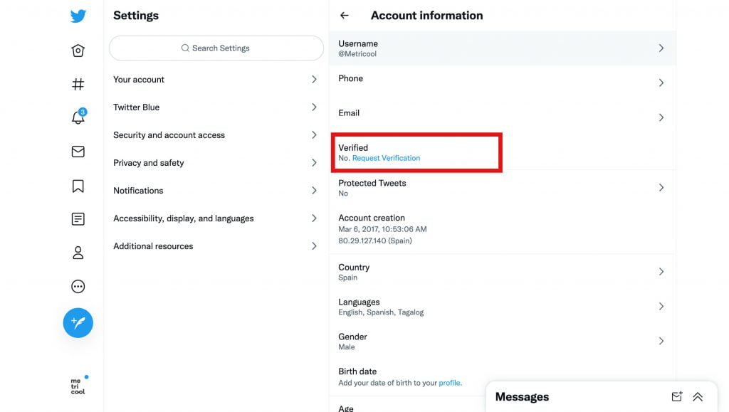 How to get verified your Twitter account