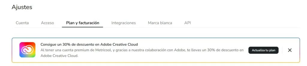 novedades de Metricool