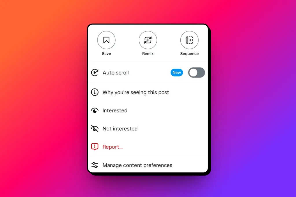 auto scroll instagram