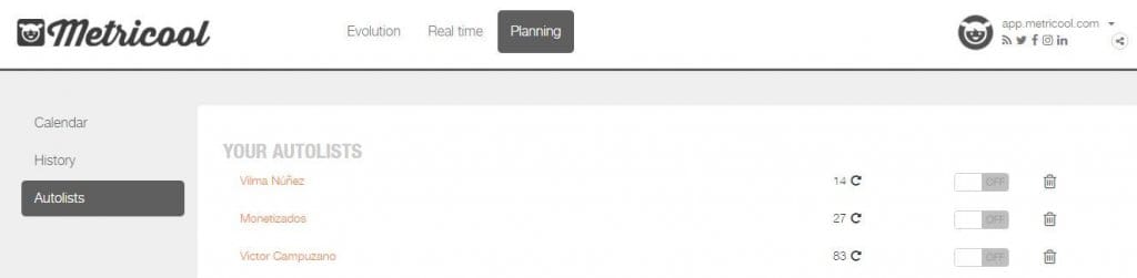 autolist examples, save time managing social media