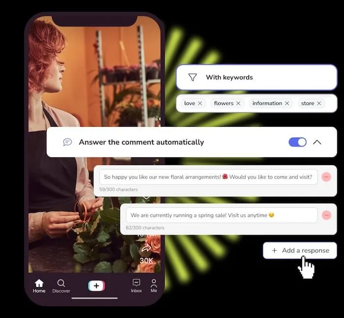 automatizar tiktok comentarios