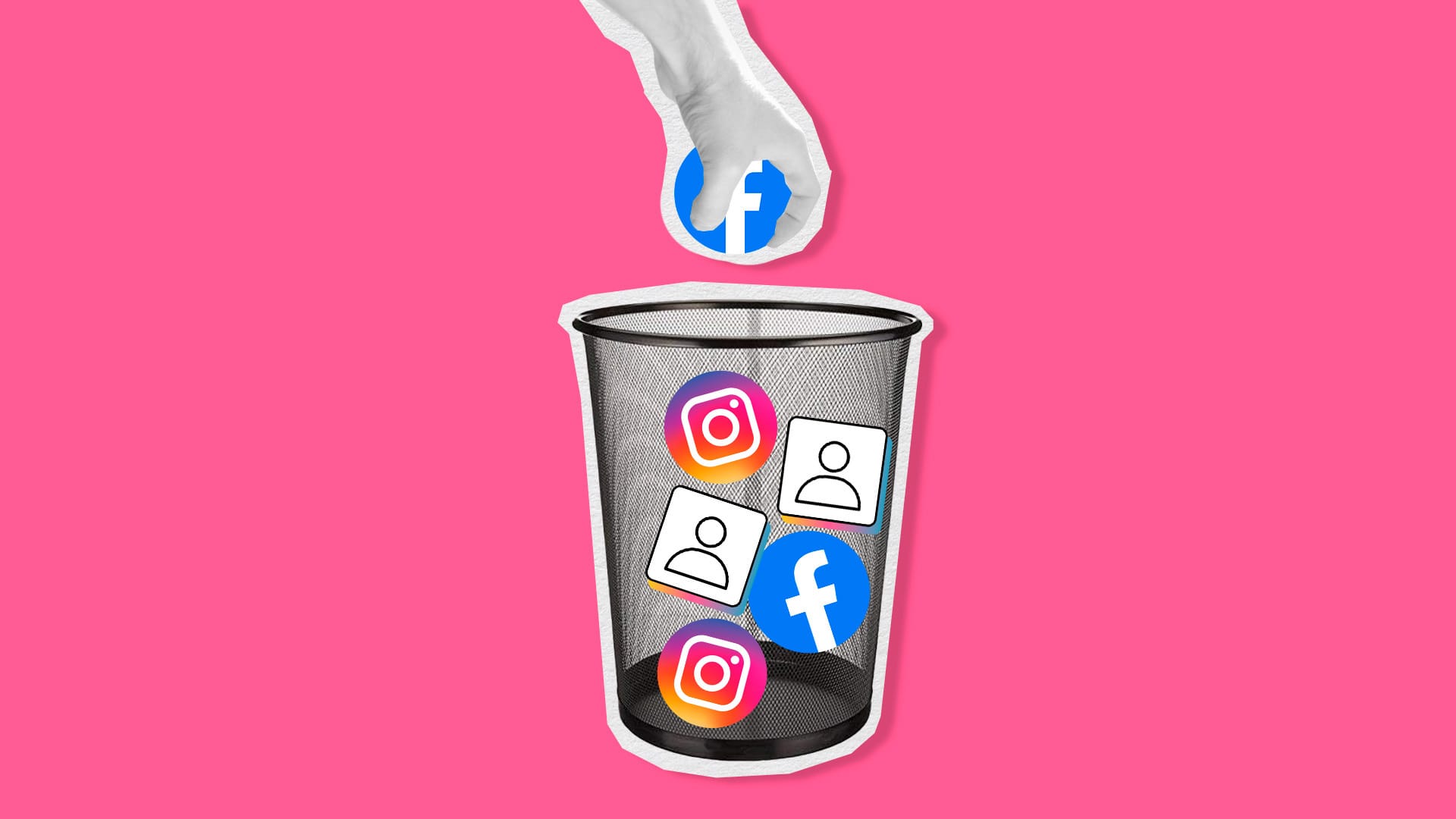 to delete facebook and instagram permanently