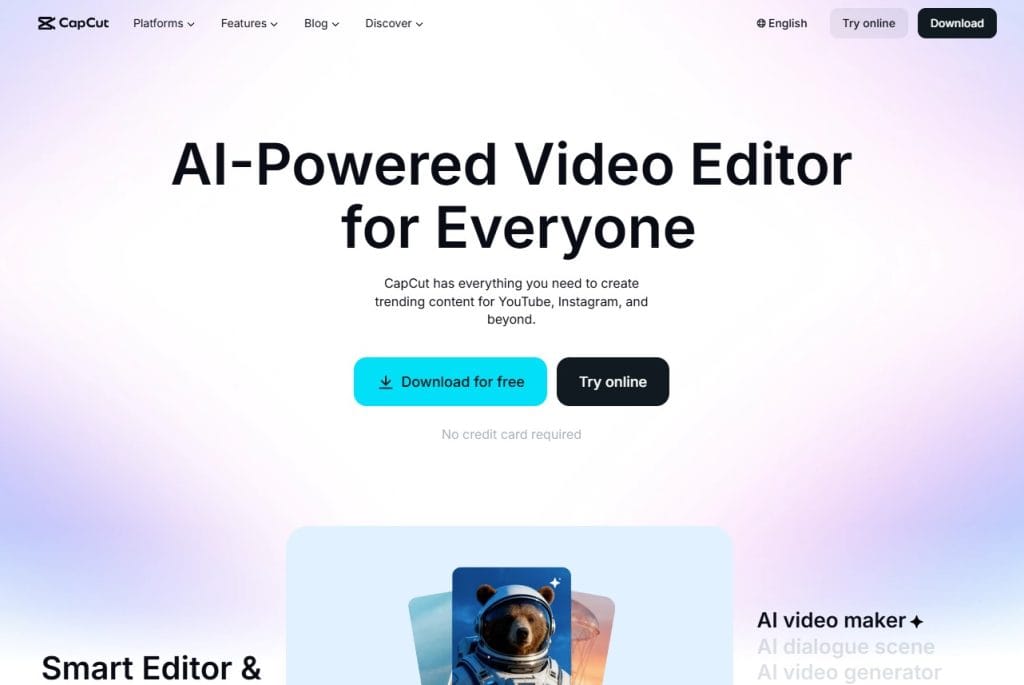 video editing tool for instagram capcut