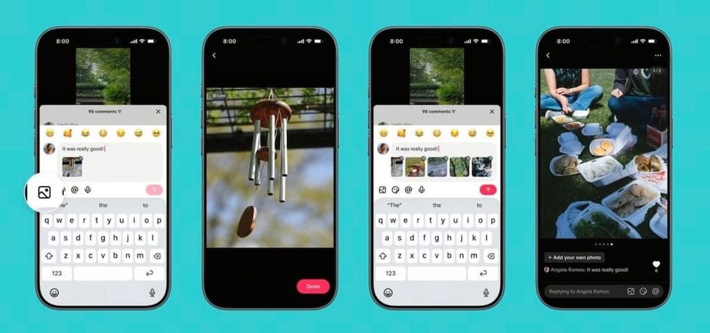 comentarios tiktok carrusel fotos