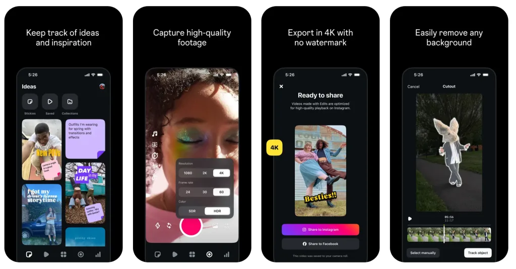novedades de Metricool - Instagram Edits - Compartir con Metricool
