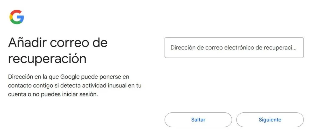cómo crear cuenta gmail