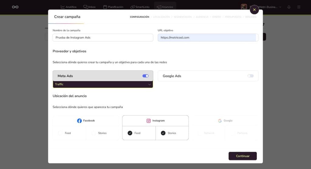 crear anuncio instagram ads