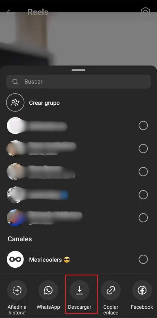 descargar vídeos de Instagram