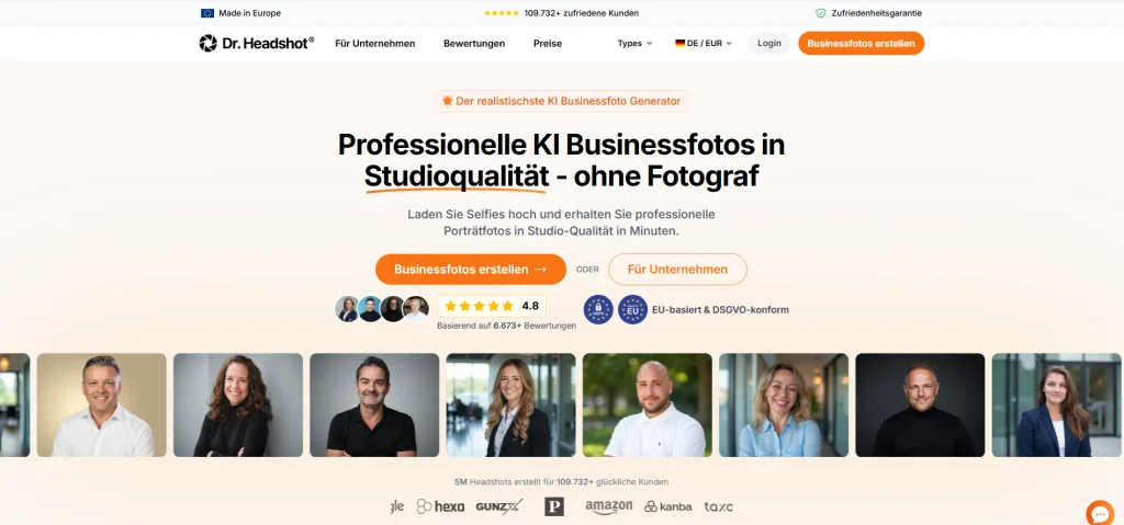 dr headshot profilbild mit ki erstellen