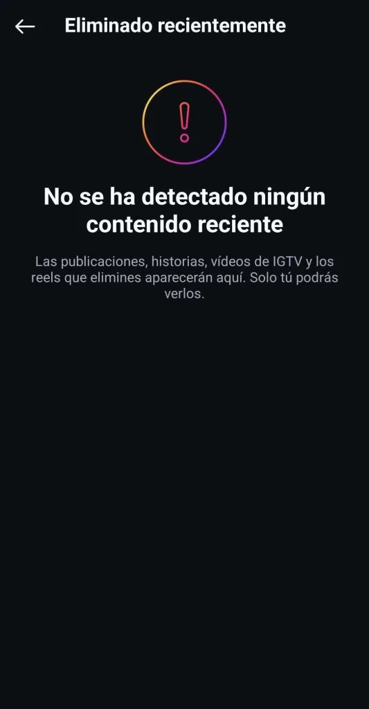 cómo recuperar mensajes borrados de instagram
