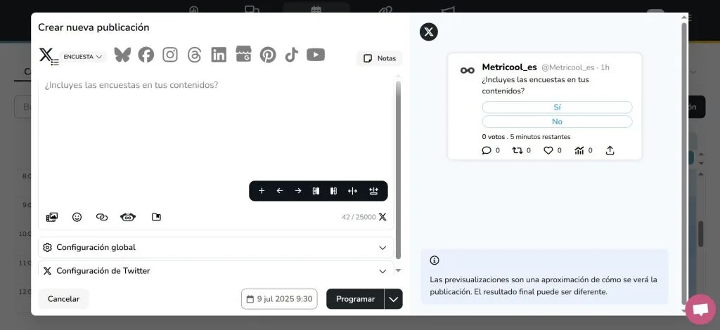novedades de Metricool