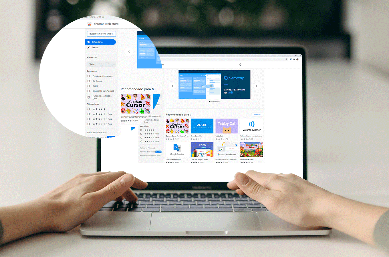 extension metricool sur google chrome